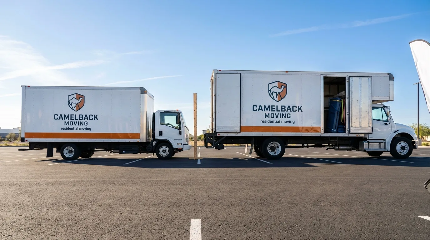 Moving truck size capacity guide in Westville